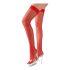 Cottelli - Dense Fishnet Thigh-Highs (Red)  - L