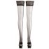 Cottelli - Satin Thigh Highs (Black)