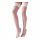 Cottelli - Satin Thigh-Highs (White)