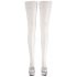 Cottelli - Satin Thigh-Highs (White)