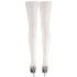 Cottelli - Satin Thigh-Highs (White)