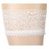 Cottelli - Satin Thigh-Highs (White)