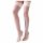 Cottelli - Satin Thigh-Highs (White)  - 2/M