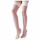 Cottelli - Satin Thigh-Highs (White)  - 3/M-L