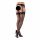 Cottelli - Fishnet Stockings with Lace-up Lace Trim