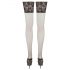 Cottelli - Thigh High Stockings with 15cm Lace Trim (Black)