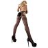 Cottelli - Wellenmuster Sex-Strumpfhose (schwarz)  - M