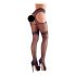 Cottelli - Wavy Fishnet Stockings (Black)  - L