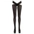 Cottelli - Cross-Strap Stockings (Black)