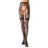 Cottelli - Lace-Insert Fishnet Stockings (Black)  - M/L