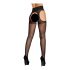 Cottelli - Lace Waist Fishnet Stockings (Black)