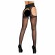 Cottelli - Lace Waist Fishnet Stockings (Black)