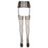 Cottelli - Silky Tights (Black)  - 4(L)