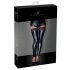 Noir - Lace Glossy Thigh Highs (Black)  - L