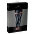 Noir - Lace Glossy Thigh Highs (Black)  - XL