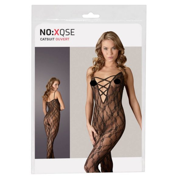 NO:XQSE - Erotische Spitzen-Overall  - L/XL