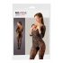 NO:XQSE - Blumiges Catsuit - Schwarz (S-L)