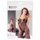 NO:XQSE - Lace Patterned, Fishnet, Hole-detailed Jumpsuit - Black (S-L)