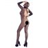 Mandy Mystery - Full Body Fishnet Bodysuit with Mask - Black (S-L)