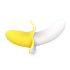 Lonely - akumulatora, ūdensnecaurlaidīgs, banāna formas vibrators (dzeltenbalts)
