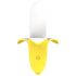 Lonely - Battery-Powered, Waterproof Banana Vibrator (Yellow-White)