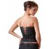 Cottelli - Embroidered Party Corset (Black)  - M