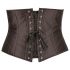 Cottelli Plus Size - Satin Corset (Black)  - 4XL