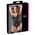 Cottelli - Adjustable Garter Top (Black)  - XL