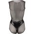 Cottelli - Shiny Mesh Bodysuit (Black)