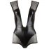 Cottelli - Shiny Mesh Bodysuit (Black)  - L