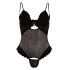 Cottelli - Velvet Adjustable Bodysuit (Black)