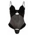 Cottelli - Velvet Adjustable Bodysuit (Black)  - 80B/M