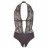 Cottelli - Lace Halterneck Bodysuit (Black)  - M