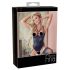 Abierta Fina - strass body (svart) - 85B/L