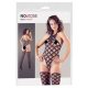 NO:XQSE - Wellenmuster Body und Straps-Set - Schwarz (S-L)