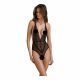 Passion Eco Zinnia - body dantelat (negru)