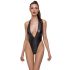 Cottelli Party - Deep Plunge Bodysuit (Black)  - M