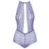 Kissable - Lace Bodysuit with Choker (Purple)