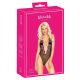 Body negru cu broderie roz - Kissable