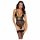 Cottelli - Open Strappy Bodysuit with Garter (Black)