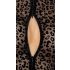 Body Sexy Trasparente con Ricami Leopardati Noir