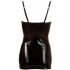 Cottelli - Glänzendes, geschnürtes Kleid (schwarz)