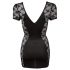 Cottelli - Bow-accented, lace combined dress (black) - L