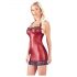 Cottelli - Shiny Mini Dress (Red)  - M