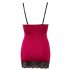 Cottelli - robe exclusive en dentelle (rouge-noir) - M