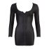 Cottelli - rochie de petrecere cu fermoar stras (negru)  - XL