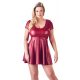 Cottelli Plus Size - Sukienka mini o linii A (bordowy)