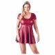 Cottelli Plus Size - A-Line Mini Dress (Burgundy) - XL