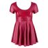 Cottelli Plus Size - A-Line Mini Dress (Burgundy)  - 2XL