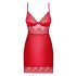 Obsessive Lovica - kanten nachtkleding met string (rood)